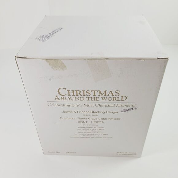 Stocking Hanger Christmas Around The World Santa And Friends House Of Lloyd E - Picture 9 of 10